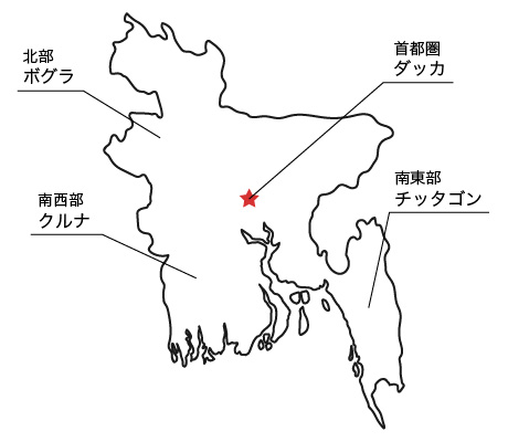 バングラデシュ マップ