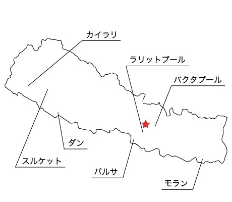 ネパール マップ